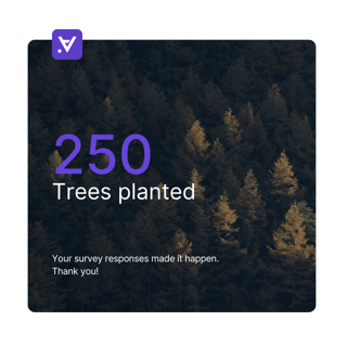 250 trees planted
